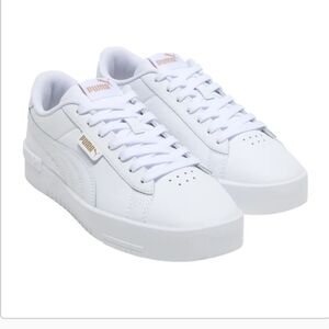 Puma Classic White Leather Sneakers Women's 11 Like New Condition